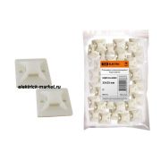 TDM Площадка самоклеющаяся 25х25 под хомуты (100шт)