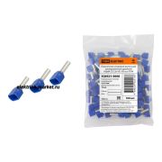 TDM Наконечник штыревой втулочный изолированный (двойной) НШвИ (2) 2,5х10 Фиолетовый (100 шт)