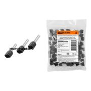 TDM Наконечник штыревой втулочный изолированный (двойной) НШвИ (2) 1,5х8 Коричневый (100 шт)