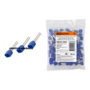 TDM Наконечник штыревой втулочный изолированный (двойной) НШвИ (2) 0,75х10 Белый (100 шт)