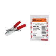 TDM Зажим «крокодил» ЗК 15А 75мм (10шт) Красный