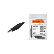 TDM Зажим «крокодил» ЗКИ 3А 40мм в изоляции Черный (10шт)