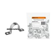 TDM Скоба металлическая 2-х лапковая с внутр. d 19-20 мм (100шт)