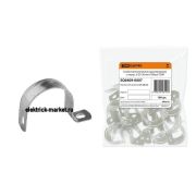 TDM Скоба металлическая однолапковая с внутр. d 25-26 мм (100шт)