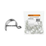 TDM Скоба металлическая однолапковая с внутр. d 21-22 мм (100шт)