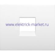 Legrand Galea Life Бел Накладка 1-ой ТЛФ/комп розетки