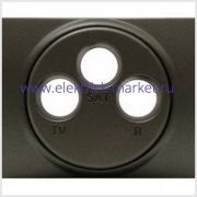 Legrand Galea Life Темная Бронза Накладка TV-FM-SAT розетки