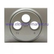 Legrand Galea Life Алюминий Накладка TV-FM-SAT розетки