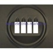 Legrand Galea Life Темная Бронза Накладка аудиорозетки 2-ой