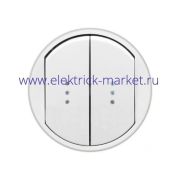 Legrand Celiane Бел Клавиша 2-ая с подсветкой