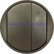 Legrand Celiane2 Графит Накладка светорегулятора нажимного (мех-м 67083,67082,67080)