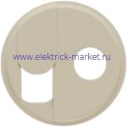 Legrand Celiane Беж Накладка блока комп. + TV розетки