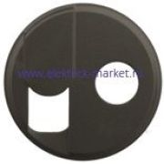 Legrand Celiane2 Накл. розетки RJ-TV Граф