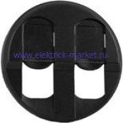 Legrand Celiane2 Накл. розетки 2хRJ45 Граф