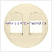 Legrand Celiane Беж Накладка 2-ой аудиорозетки (2 мех 67311)