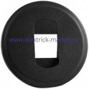 Legrand Celiane2 Графит Накладка аудиорозетки 1-ой