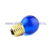 Foton Лампа накаливания цветная Decor 10W Е27 BLUE (230В)