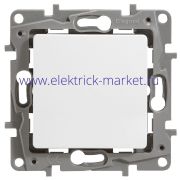 Legrand Etika Бел Переключатель промежуточный 1-клавишный, винт. клеммы, 10AX, 250 В 672209