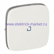 Legrand Valena Allure Лицевая панель для промежуточного переключателя с подсветкой/индикацией Белая