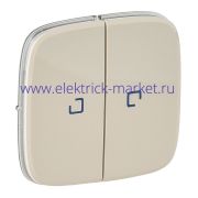 Legrand Valena ALLURE Сл.кость Клавиша 2-ая с подсветкой/индикацией