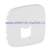 Legrand Valena Allure Лицевая панель для одиночных телефонных/информационных розеток Белая
