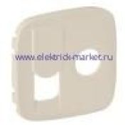 Legrand Valena Allure Лицевая панель для TV-RJ45 розетки Слоновая кость