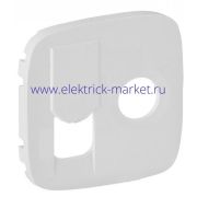 Legrand Valena Allure Лицевая панель для TV-RJ45 розетки Жемчуг