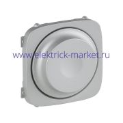 Legrand Valena Allure Лицевая панель для светорегулятора с поворотной ручкой Алюминий