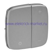 Legrand Valena Allure Лицевая панель для кнопочного светорегулятора Алюминий
