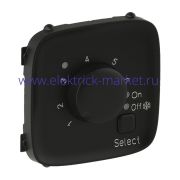 Legrand Valena Allure Лицевая панель для термостата для теплых полов Антрацит