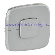 Legrand Valena Allure Лицевая панель для выключателя жалюзи и рольставней Алюминий