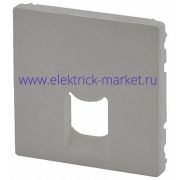 Legrand Valena LIFE Алюм Накладка розетки ТЛФ/комп 1-ой