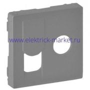 Legrand Valena LIFE Алюм Накладка розетки TV-RJ45