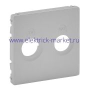 Legrand Valena LIFE Алюм Накладка розетки TV-SAT