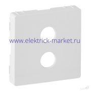 Legrand Valena LIFE Бел Накладка Аудиорозетка 1-ая «банан»