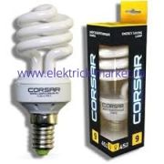 Corsar Лампа энергосберегающая Спираль Е14 2700К 9Вт