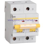 IEK KARAT Автоматический выключатель ВА 47-100 2Р 10А 10 кА х-ка С