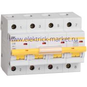 IEK KARAT Автоматический выключатель ВА 47-100 4Р 100А 10 кА х-ка С