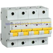 IEK KARAT Автоматический выключатель ВА47-150 4Р 63А 15кА характеристика C