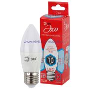 Лампа светодиодная Эра ECO LED B35-10W-840-E27 (диод, свеча, 10Вт, нейтр, E27)