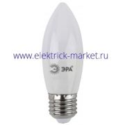 Лампа светодиодная Эра LED B35-9W-860-E27 (диод, свеча, 9Вт, хол, E27)