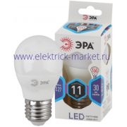 Лампа светодиодная Эра LED P45-11W-840-E27 (диод, шар, 11Вт, нейтр, E27)