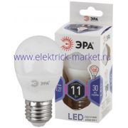 Лампа светодиодная Эра LED P45-11W-860-E27 (диод, шар, 11Вт, хол, E27)