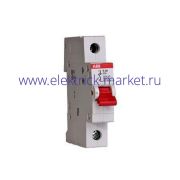 Рубильник 1п E201r 80A рычаг красный (E201/80r)