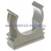 Крепеж-клипса для труб d25мм Plast-electro (100шт)