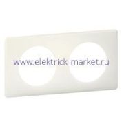 Legrand Celiane2 Перкаль белый Рамка 2-я (2+2 мод)