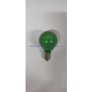 SFERA 25Вт Е14 220-240V GREEN лампа шарик