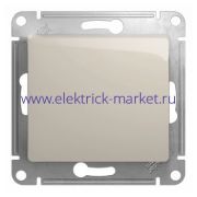 Systeme Electric Glossa Молочный Переключатель 1-клавишный, сх.6,10AX GSL000961
