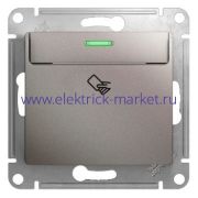 Systeme Electric Glossa Платина Выключатель карточный, сх.6, 10AX GSL001269
