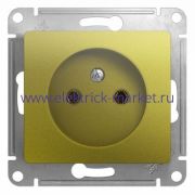 Systeme Electric Glossa Фисташковый Розетка б/з  GSL001041